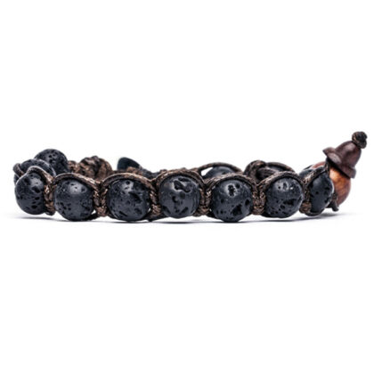 TAMASHII Bracciale Tibetano in Lava BHS900-98