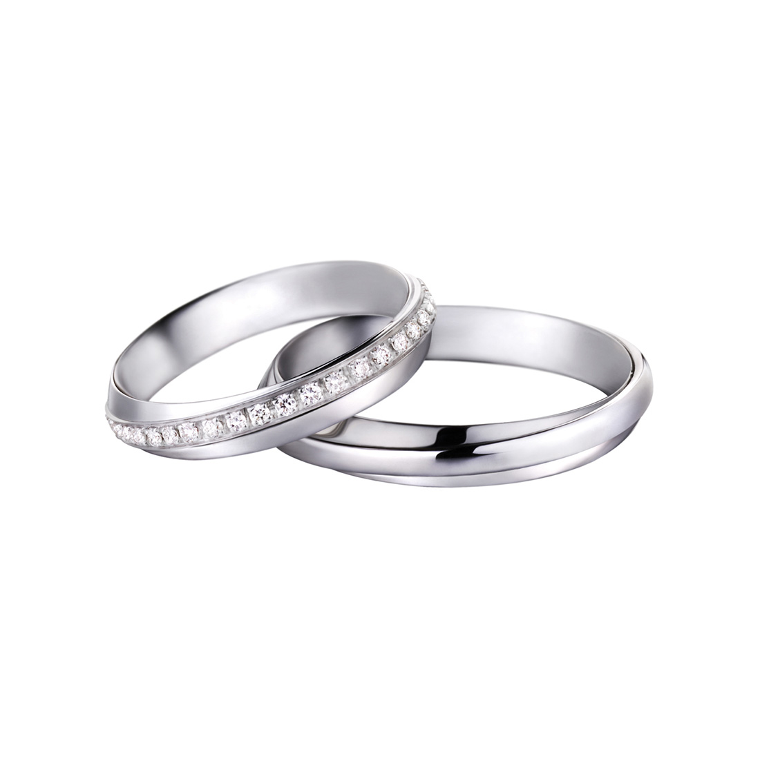 POLELLO Fedi in Oro Bianco 18kt e Diamanti 2546DB-UB