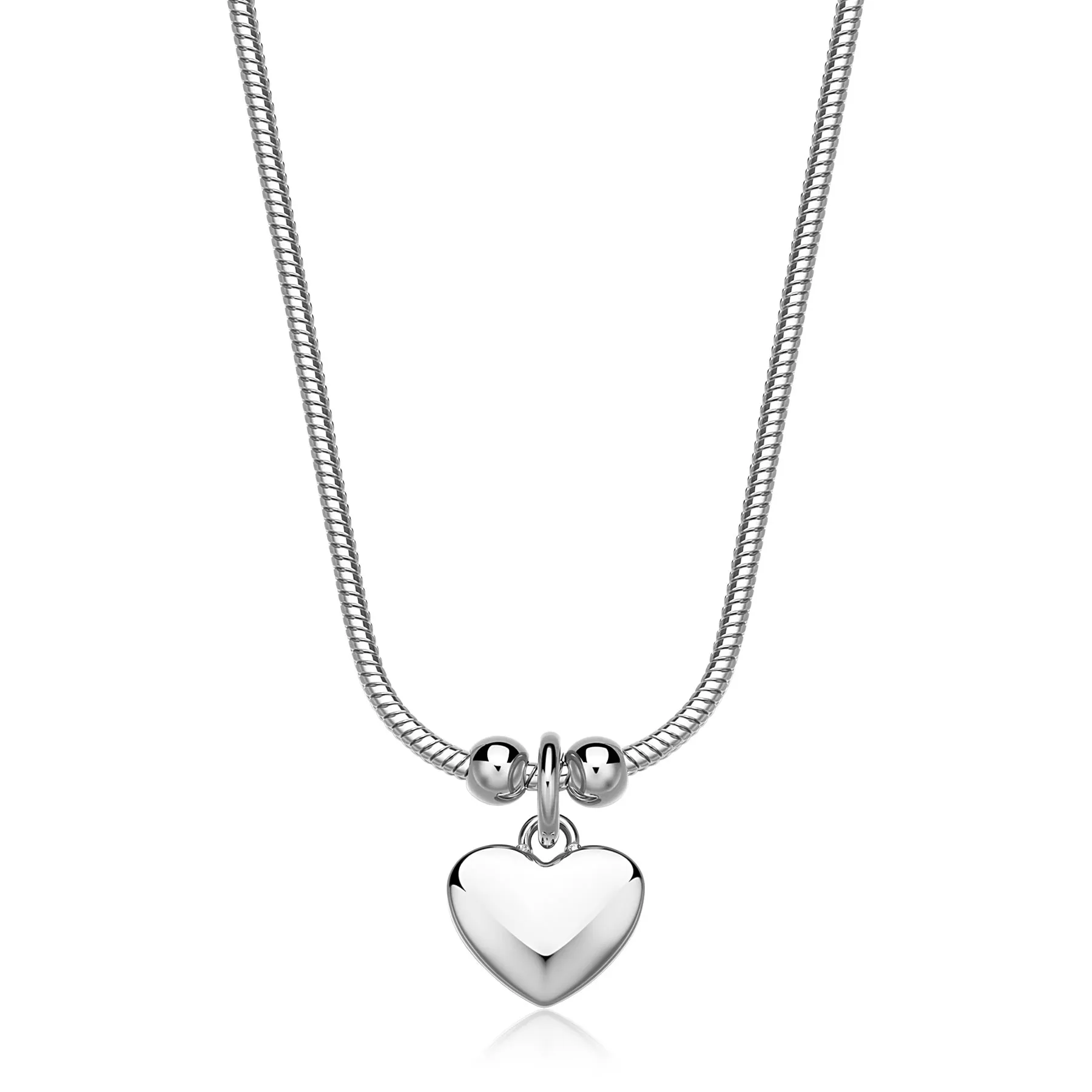 S'AGAPÕ Collana in Acciaio con Cuore SCK285