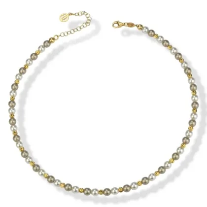 BOCCADAMO Collana in Argento e Perle GR651D