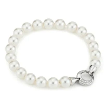 BOCCADAMO Bracciale in Argento e Perle BBR138S
