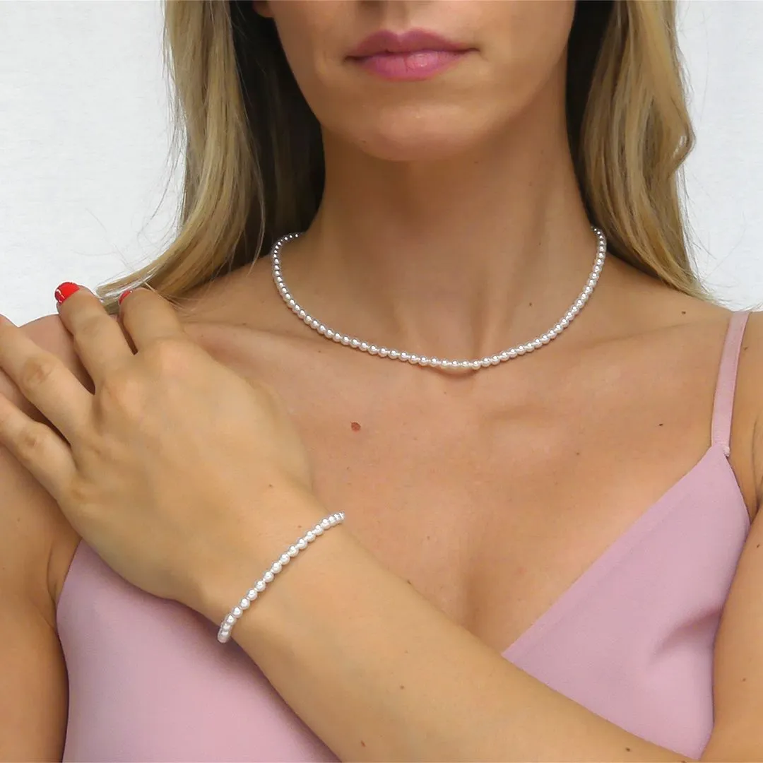 BOCCADAMO Bracciale in Argento e Perle BR577 - immagine 2